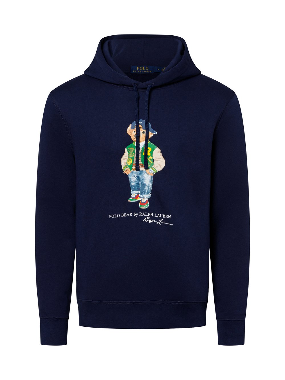 Polo Ralph Lauren Kapuzenpullover Herren Sweat blau bedruckt, L