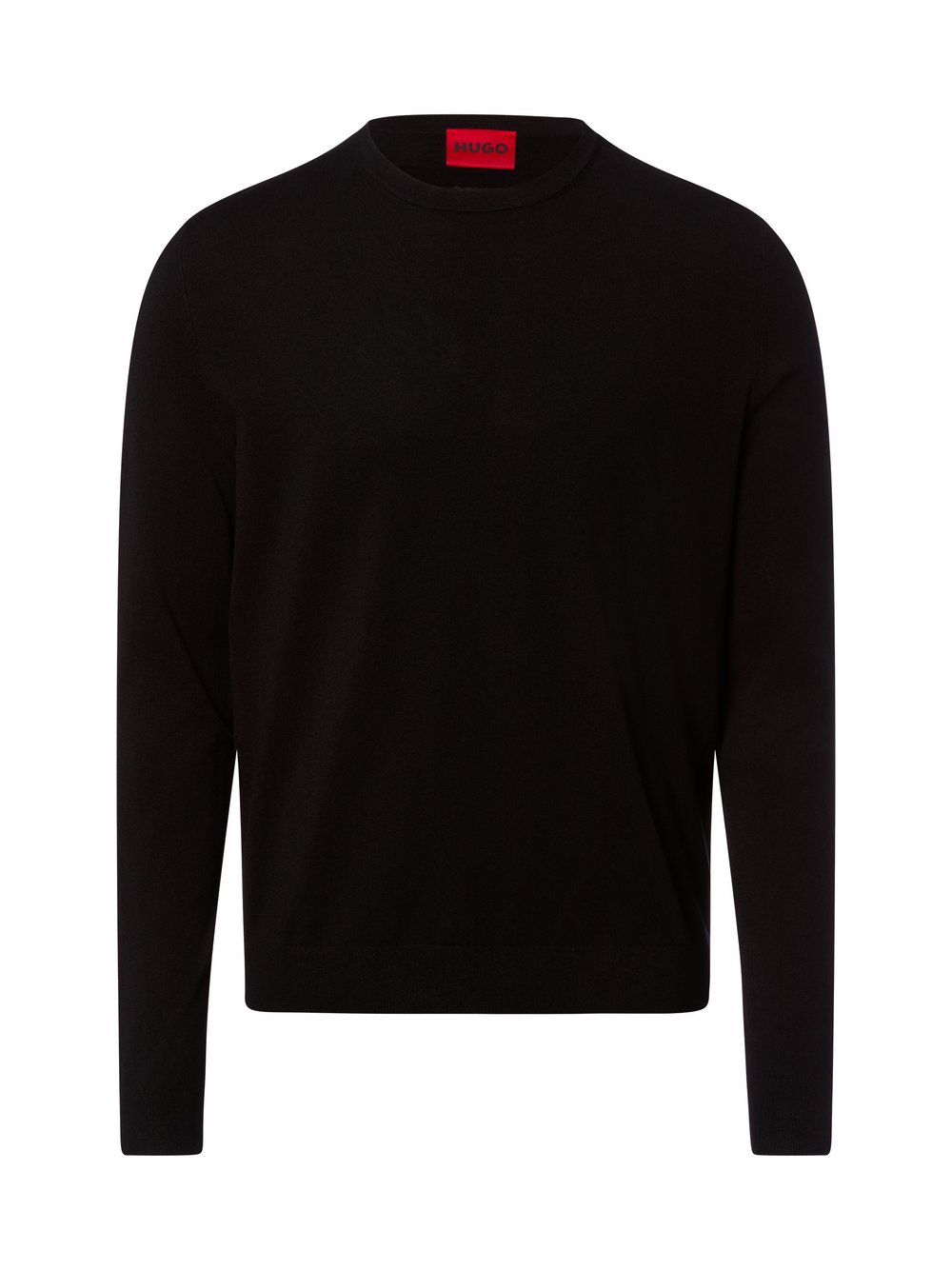 Thumbnail - HUGO Strickpullover Herren Viskose schwarz, XL