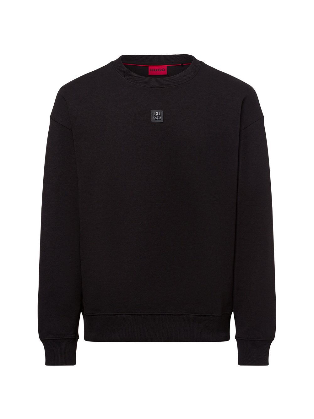 HUGO Sweatshirt Herren Baumwolle schwarz, M