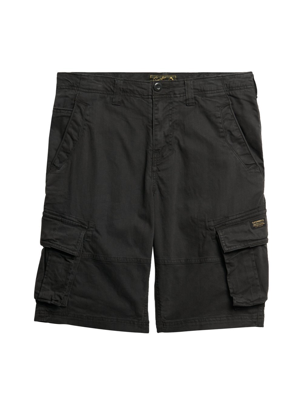 Superdry Shorts Herren Baumwolle schwarz, 32