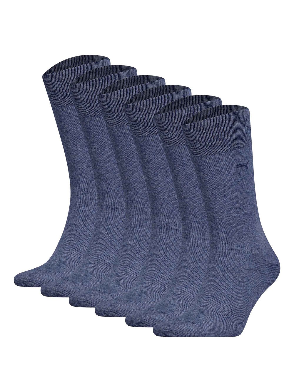 Puma Socken 6er Pack Herren Baumwolle blau, 47-48