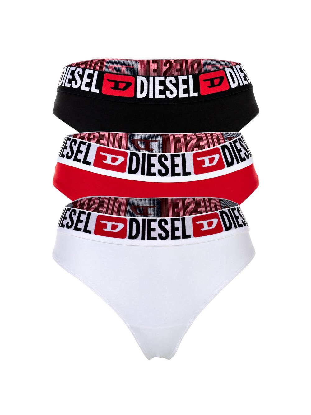 Diesel String 3er Pack Damen Baumwolle mehrfarbig, L