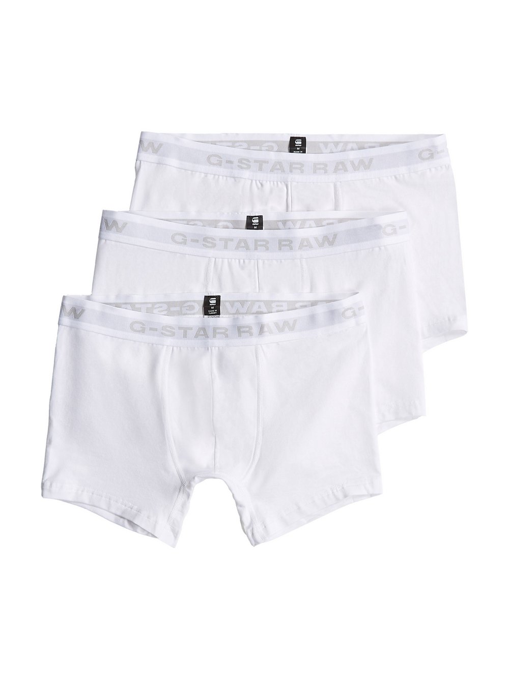 G-Star RAW Boxershort 3er Pack Herren Baumwolle weiß, L