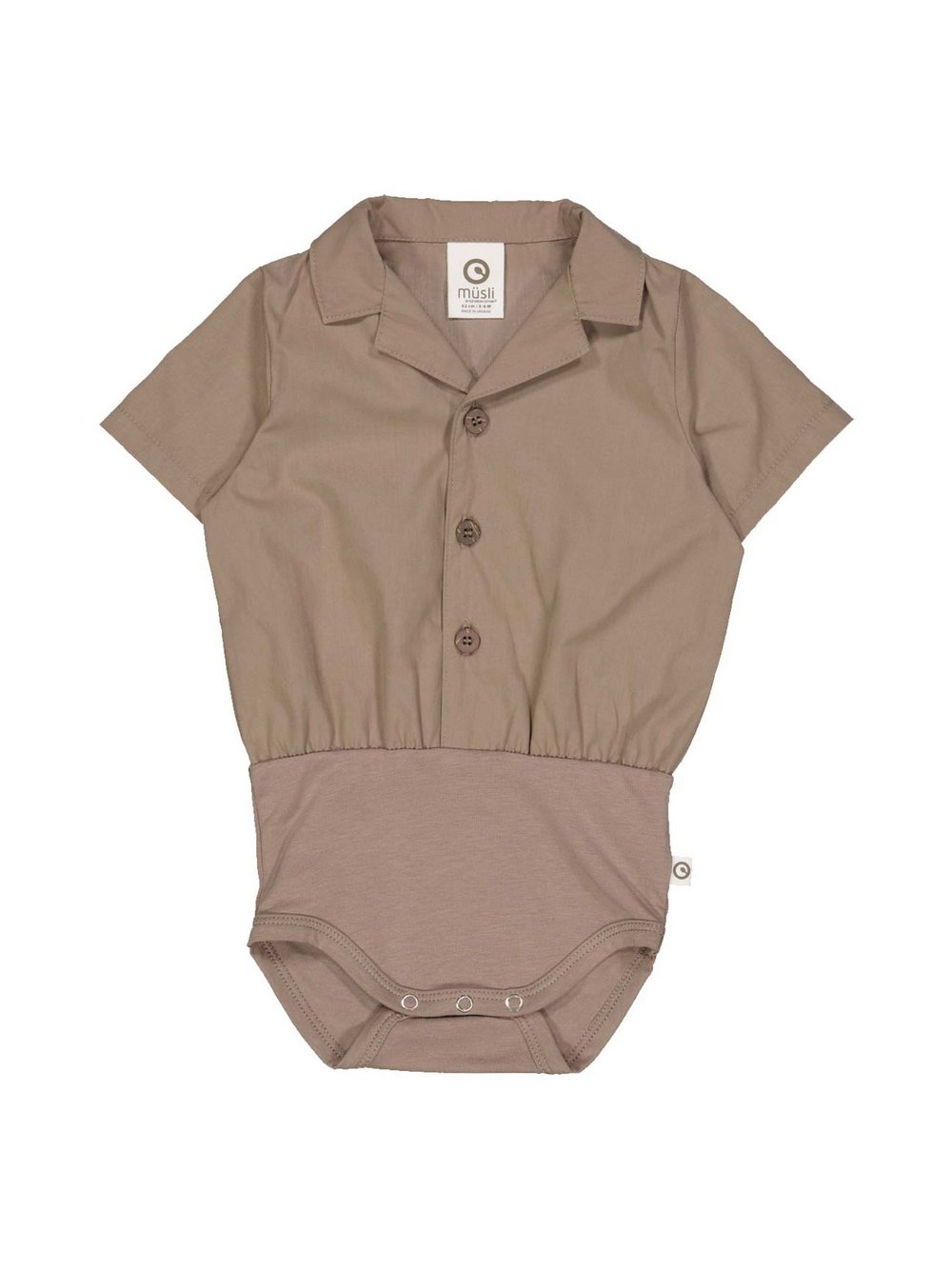 Müsli by Green Cotton Body Jungen Baumwolle braun, 80