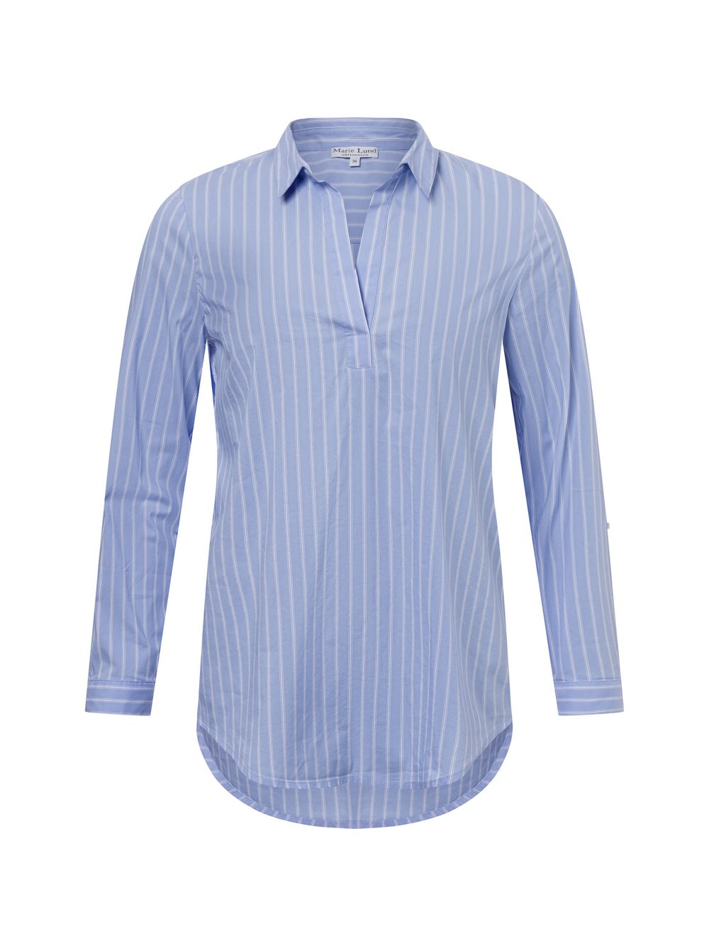 Marie Lund Bluse Damen Baumwolle mehrfarbig gestreift, 34