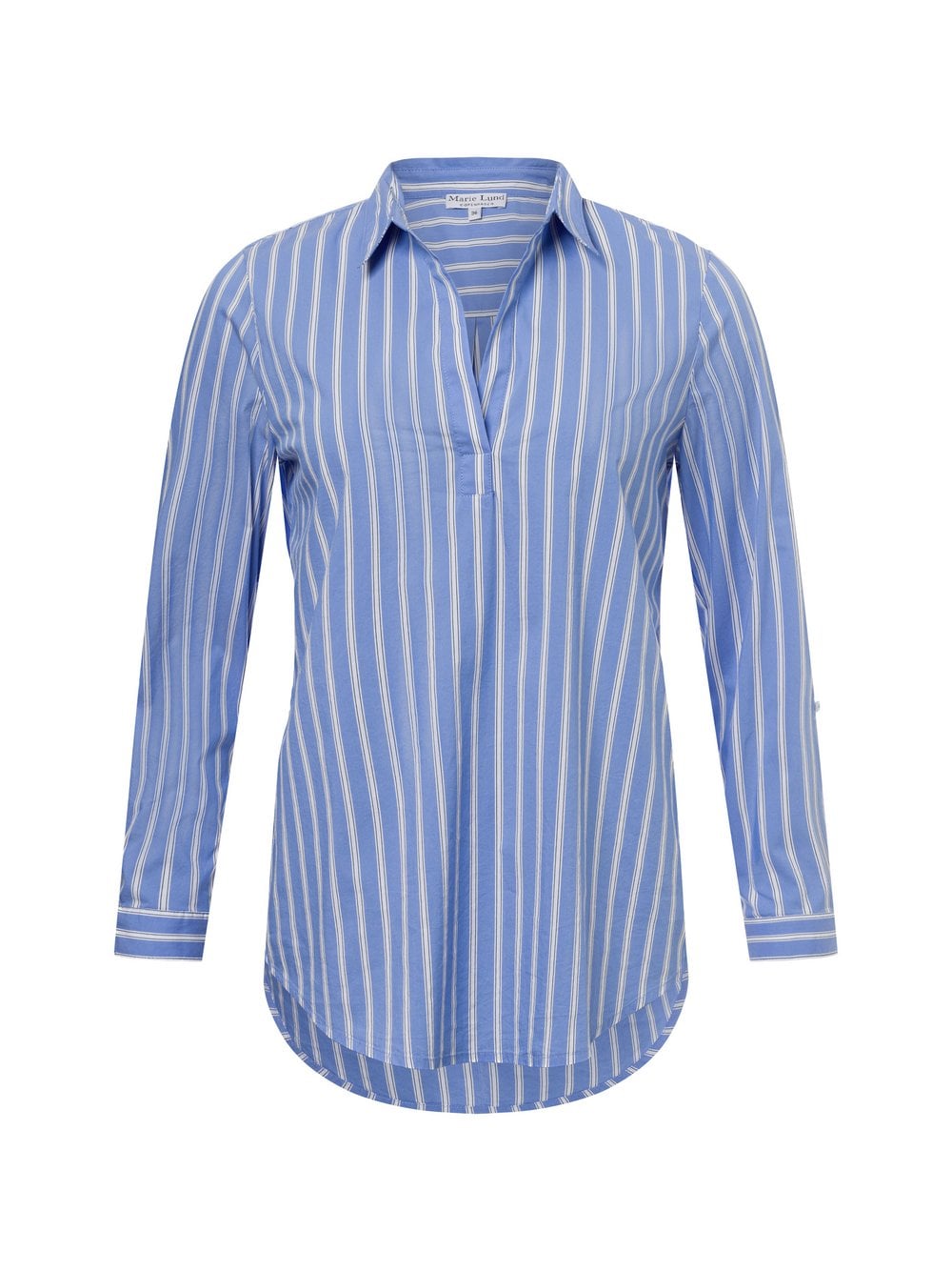 Marie Lund Bluse Damen Baumwolle mehrfarbig gestreift, 40