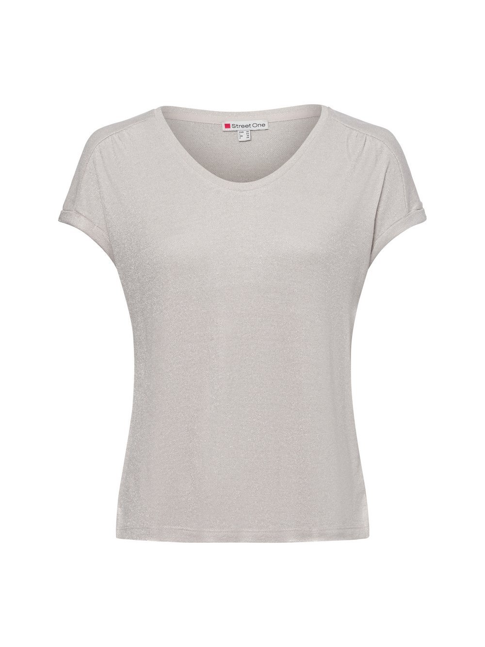 Street One T-Shirt Damen Viskose beige, 42