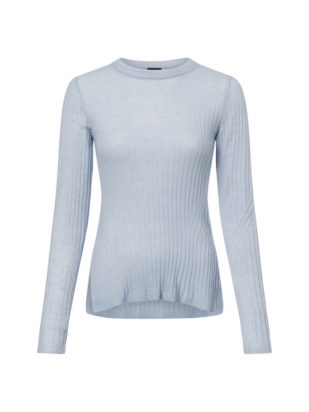 BOSS Orange Pullover Damen Schurwolle blau, S