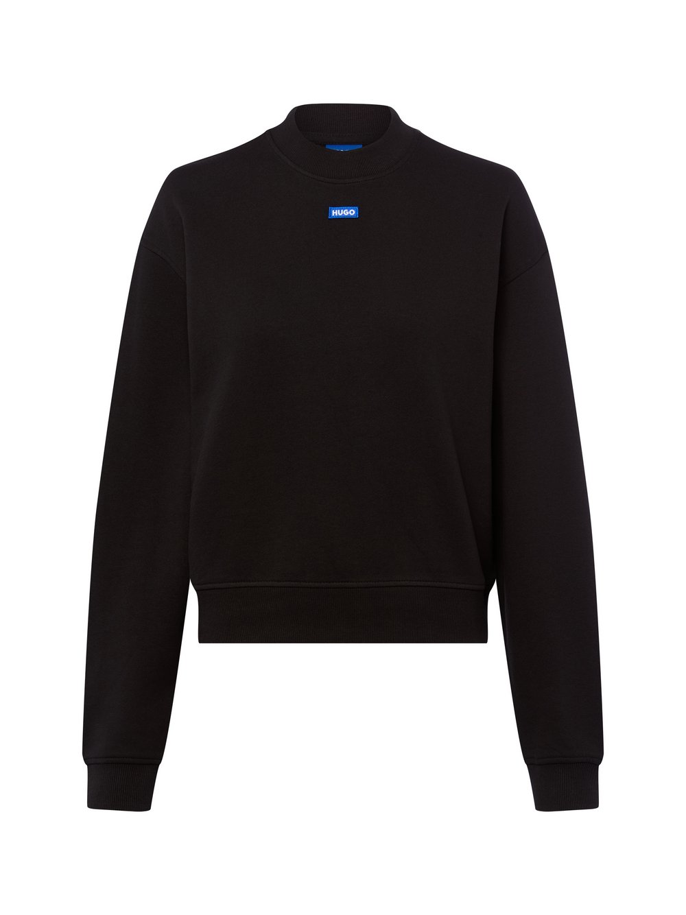 HUGO BLUE Sweatshirt Damen Baumwolle schwarz, M