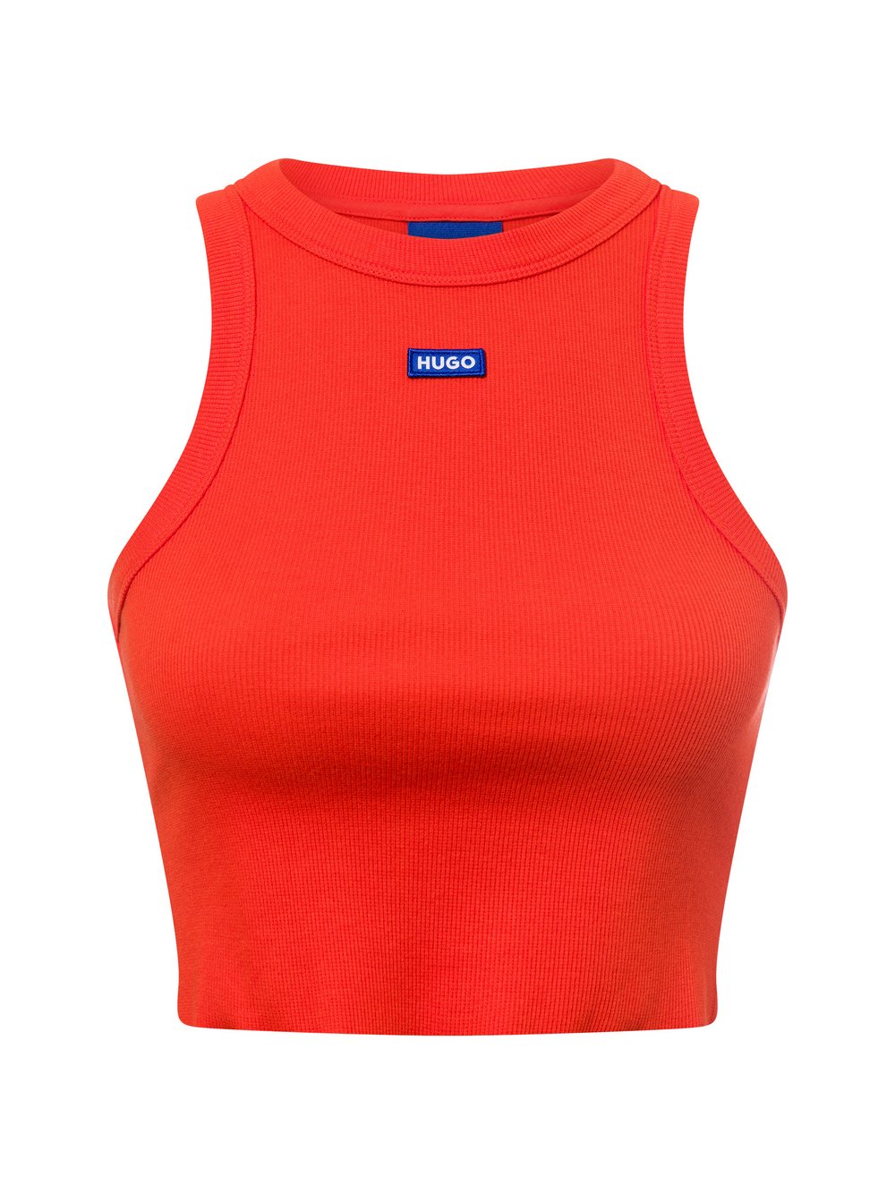 HUGO BLUE Tanktop Damen Baumwolle orange, M