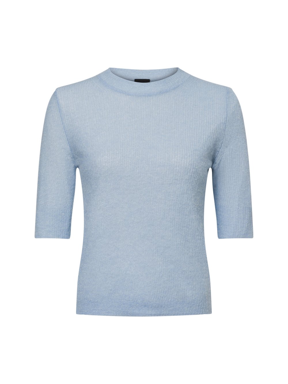 BOSS Strickpullover Damen Wolle blau, M