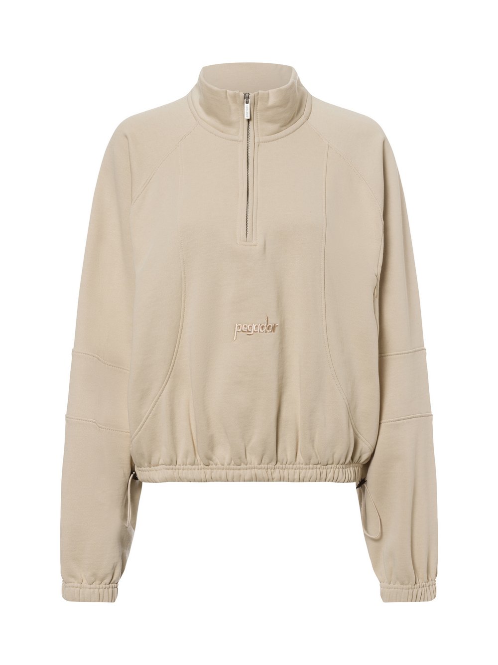 PEGADOR Sweatshirt Damen Baumwolle beige, M