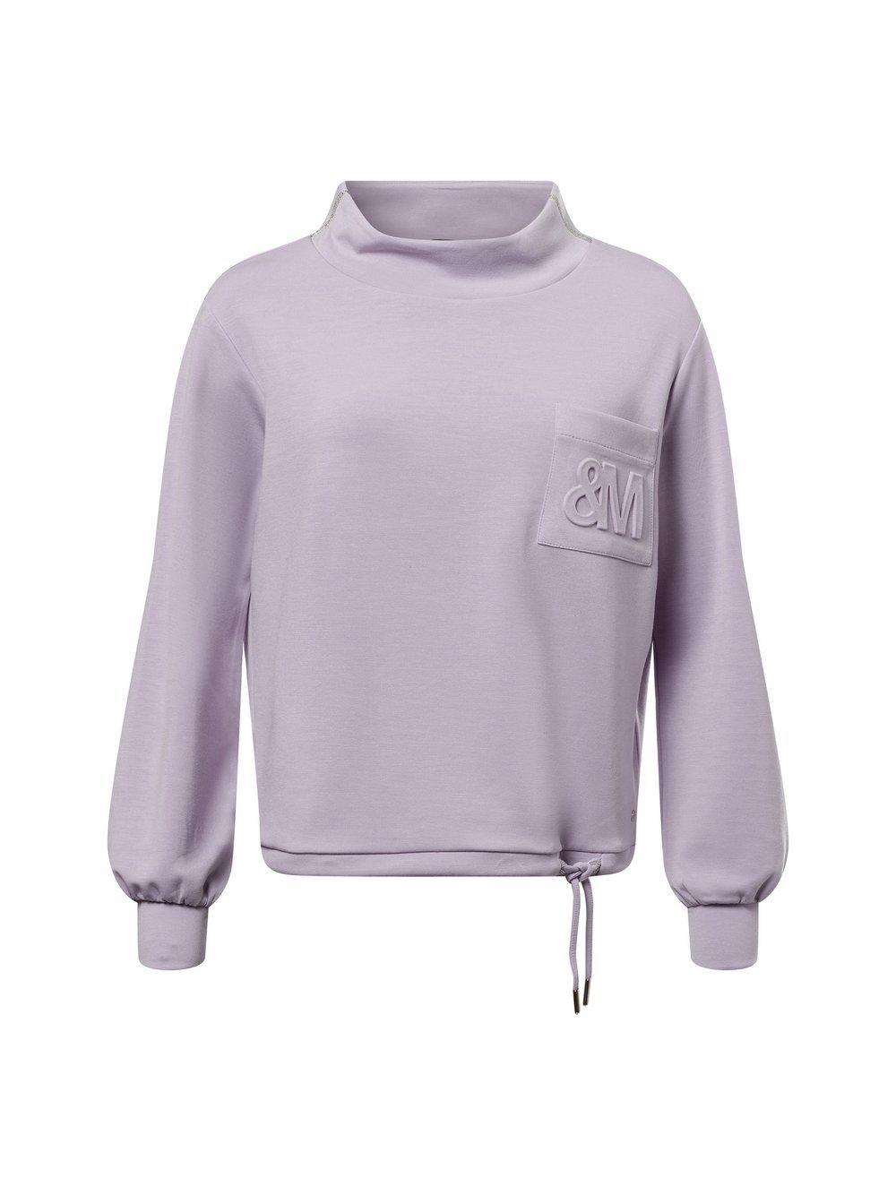 Monari Sweatshirt Damen Modal grün gemustert, 40