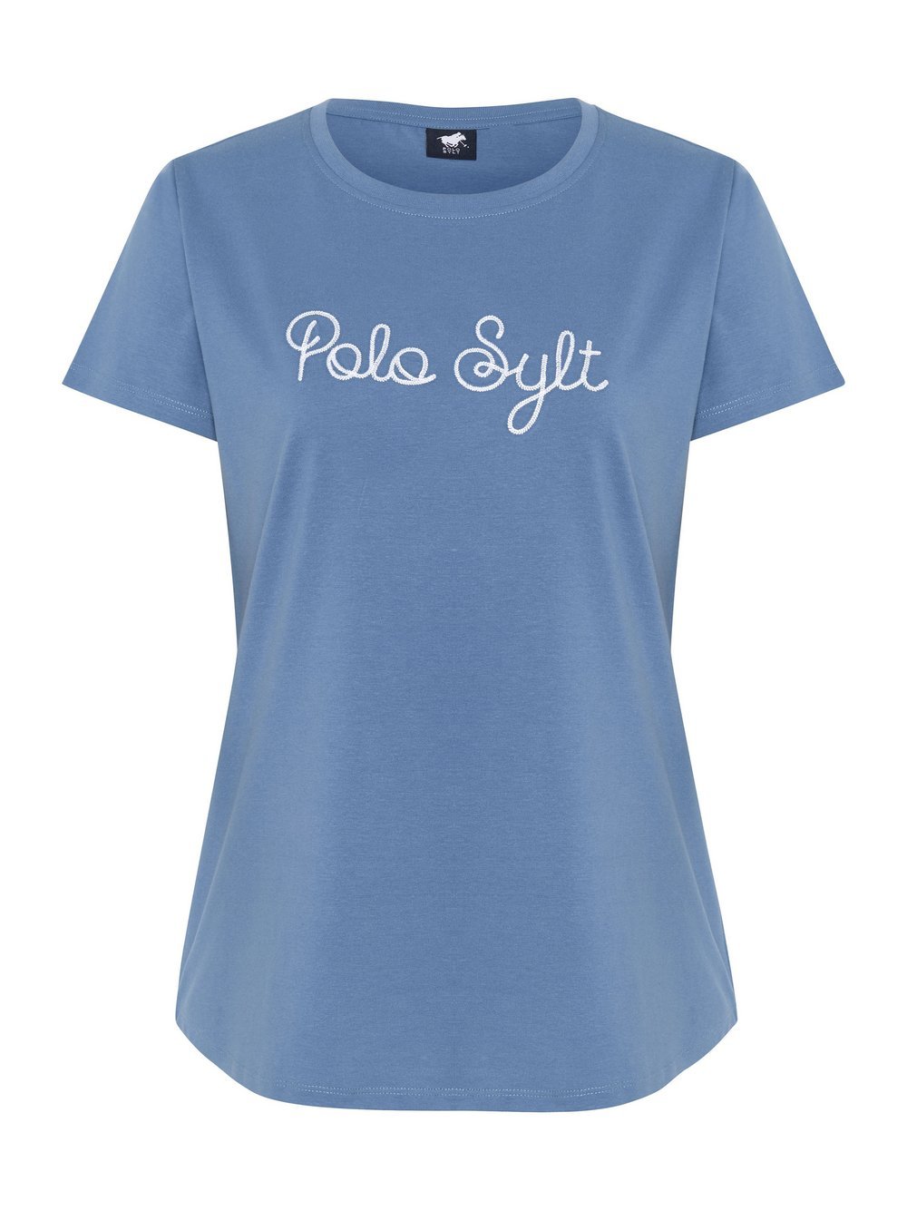 Polo Sylt T-Shirt Damen Baumwolle blau bedruckt, M