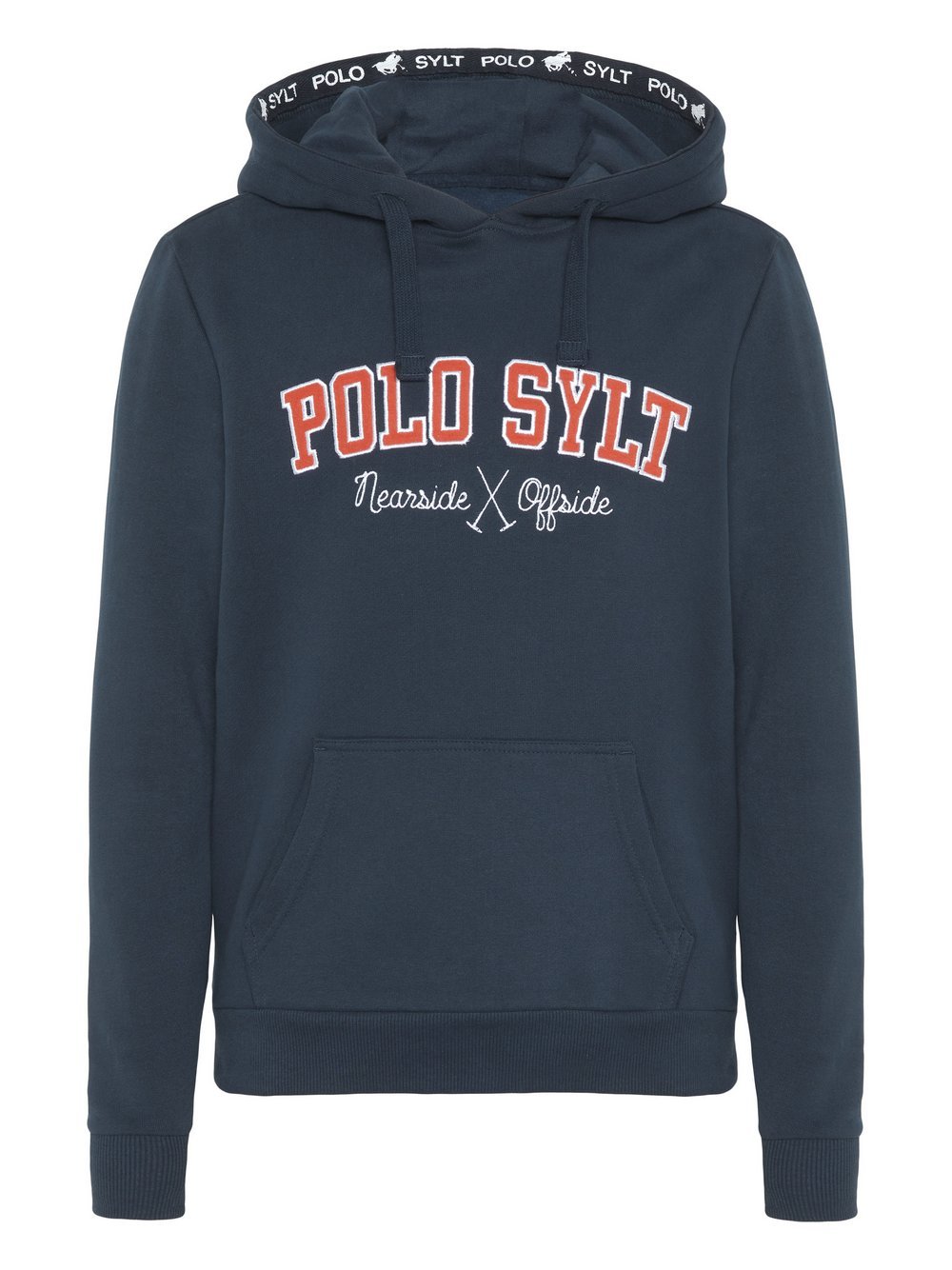 Polo Sylt Kapuzenpullover Jungen Baumwolle blau bedruckt, 146