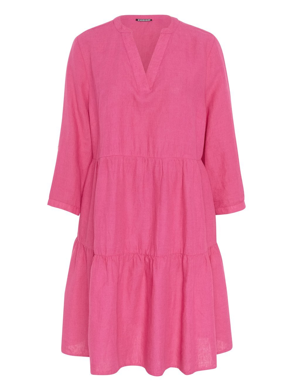 Chiemsee Kleid Damen Leinen pink, XS