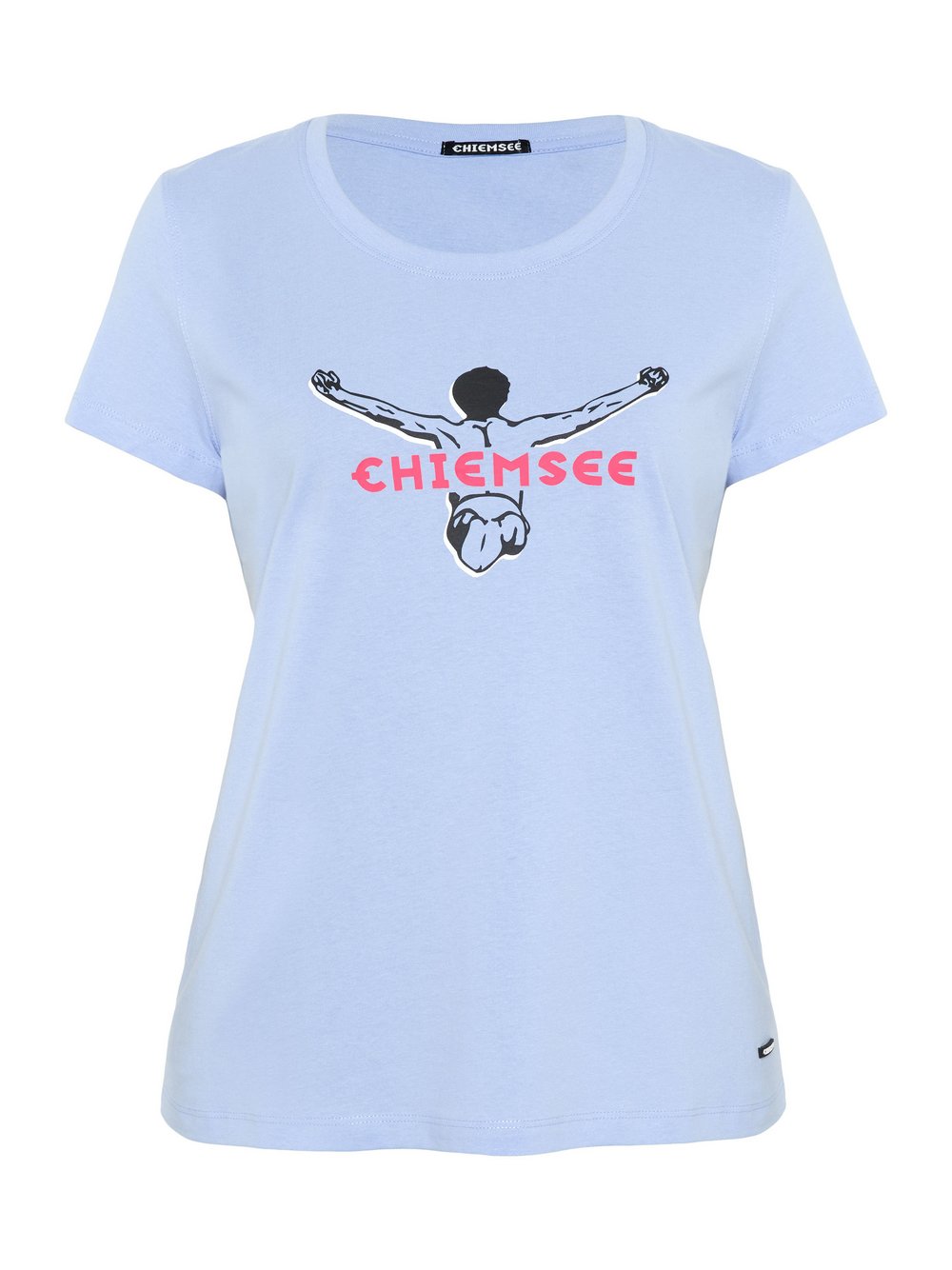 Chiemsee T-Shirt Damen Baumwolle blau bedruckt, L