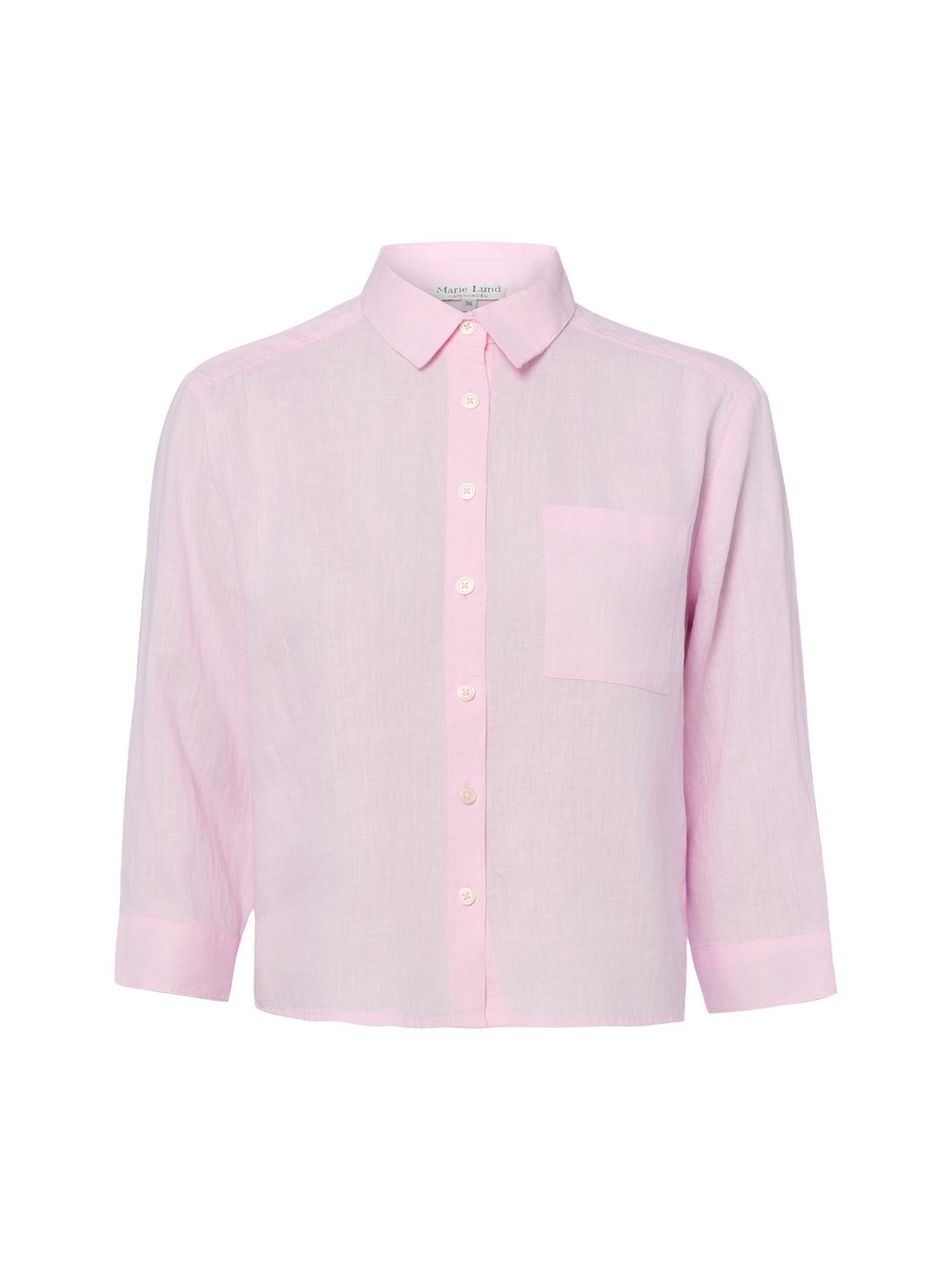 Marie Lund Sommerbluse aus Leinen Damen rosa, 36