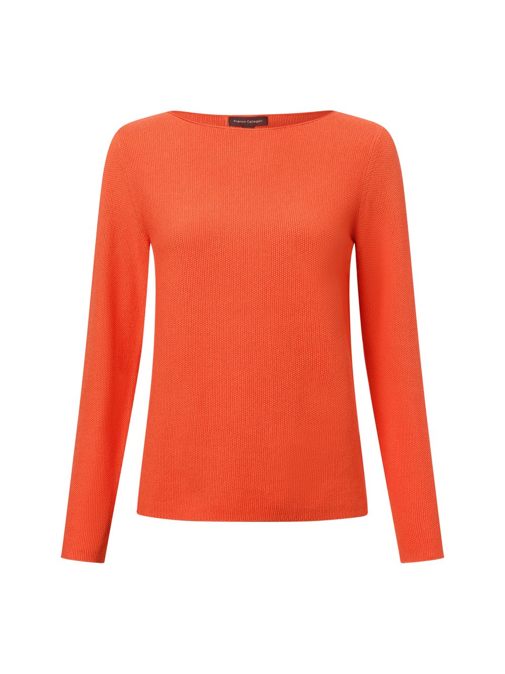 Franco Callegari Strickpullover Damen Baumwolle orange, M