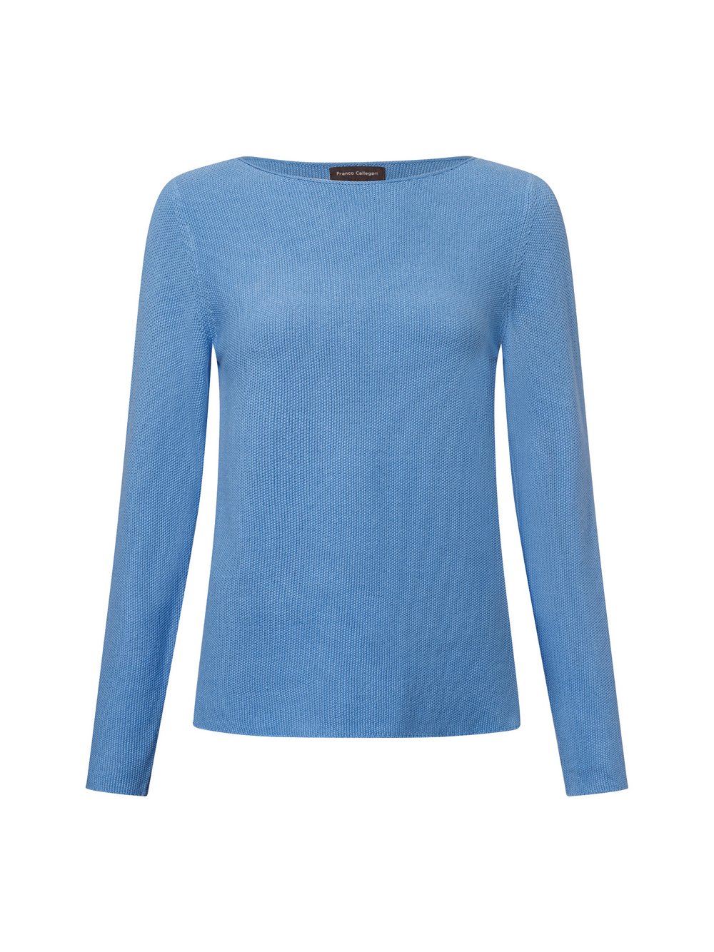 Franco Callegari Strickpullover Damen Baumwolle blau, S