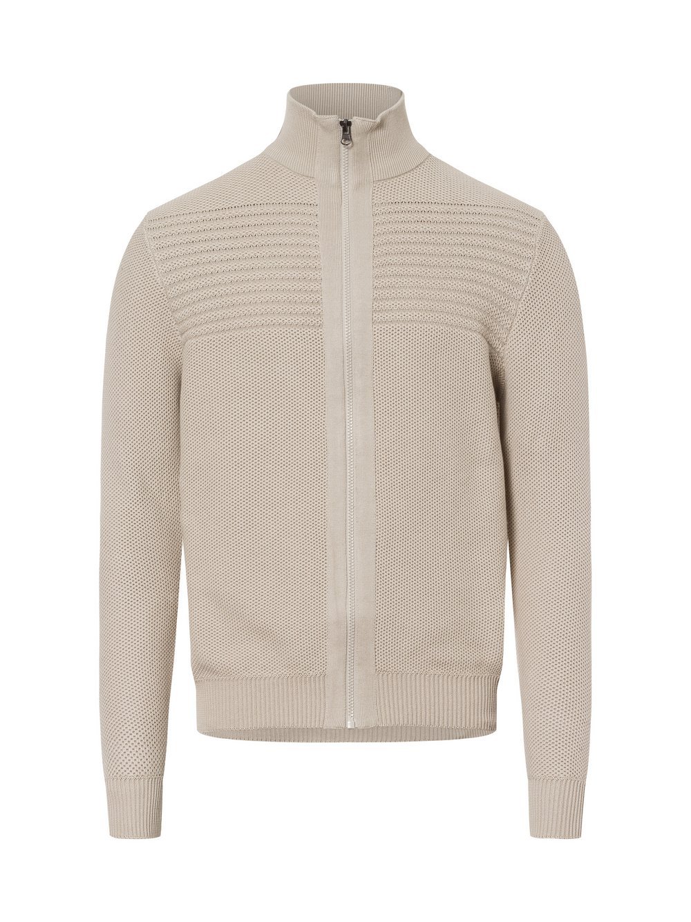 Andrew James Strickjacke Herren Baumwolle beige, S