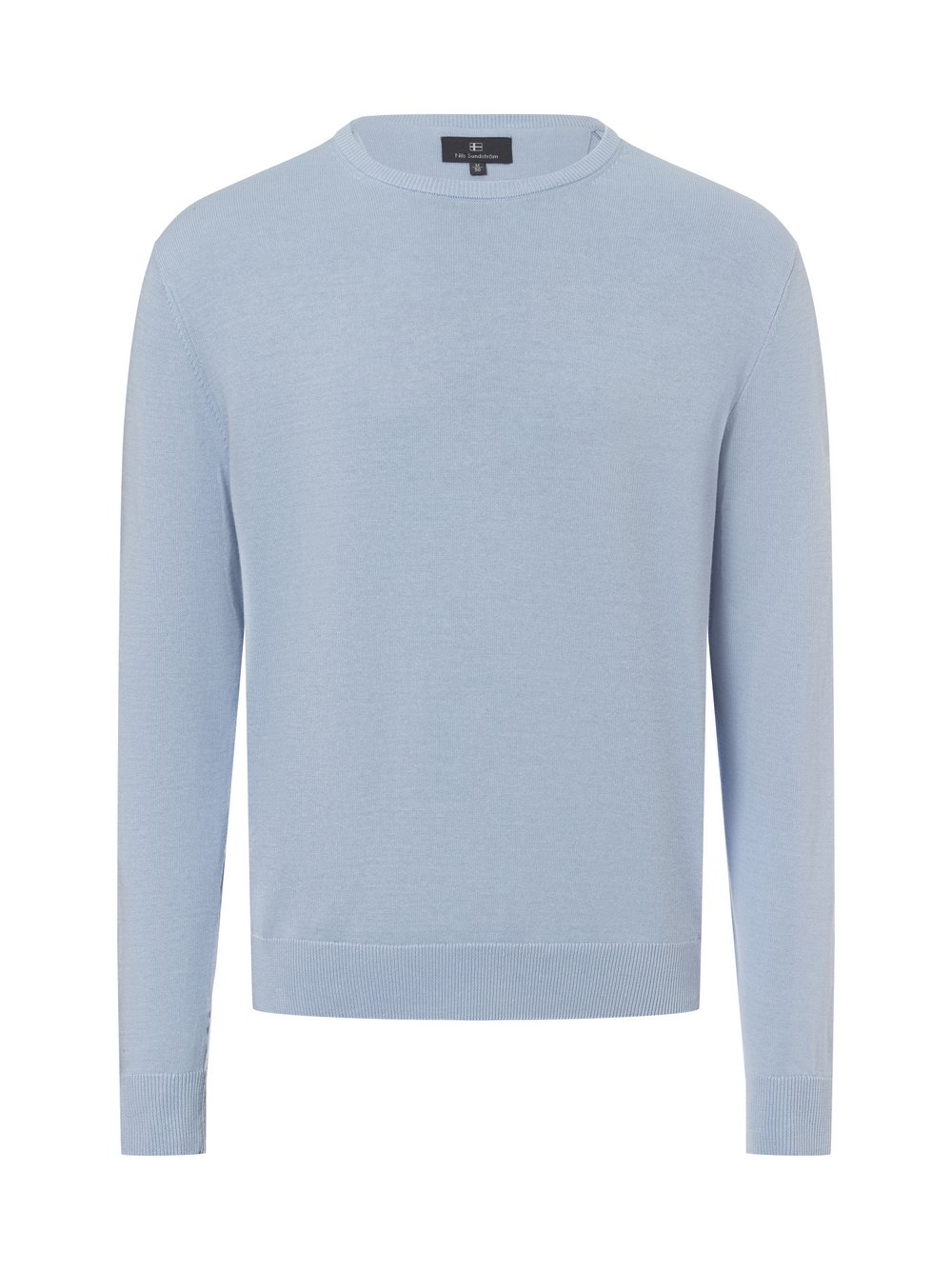 Nils Sundström Pullover Herren Baumwolle blau, XXL