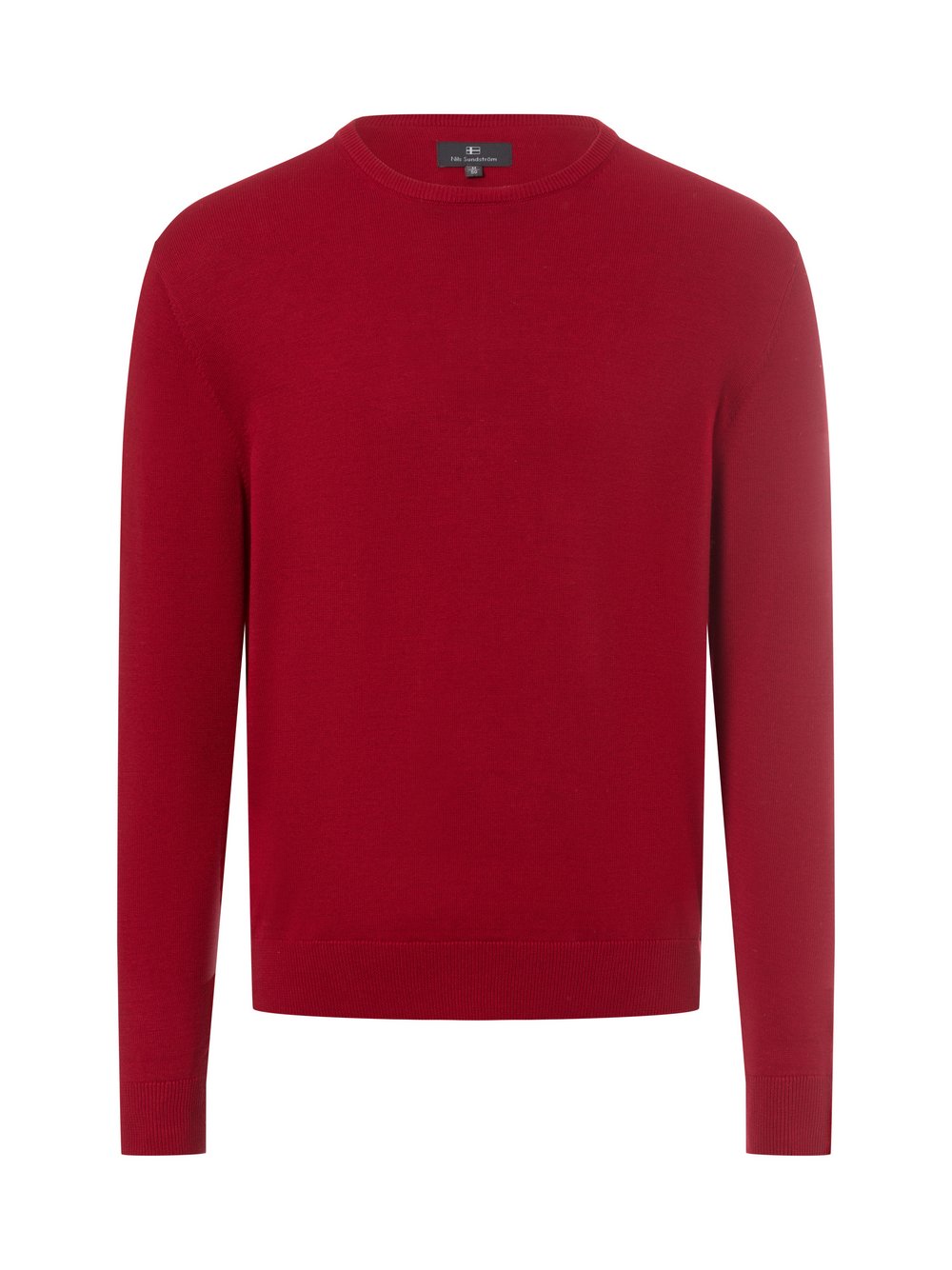 Nils Sundström Pullover Herren Baumwolle rot, M