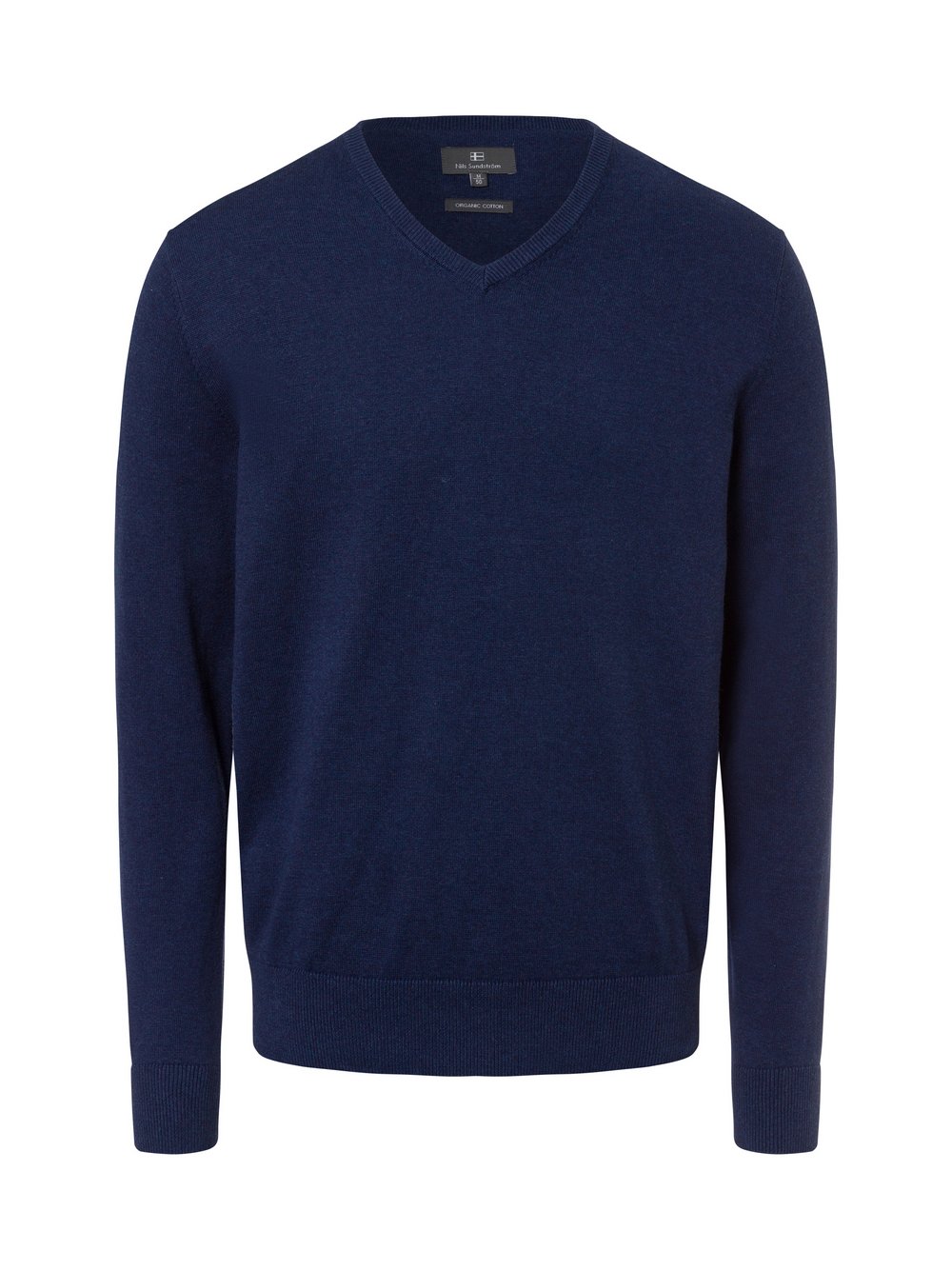 Nils Sundström Pullover Herren Baumwolle blau, M