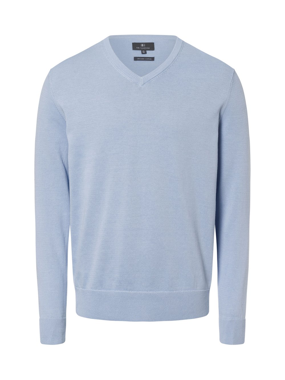 Nils Sundström Pullover Herren Baumwolle blau, M