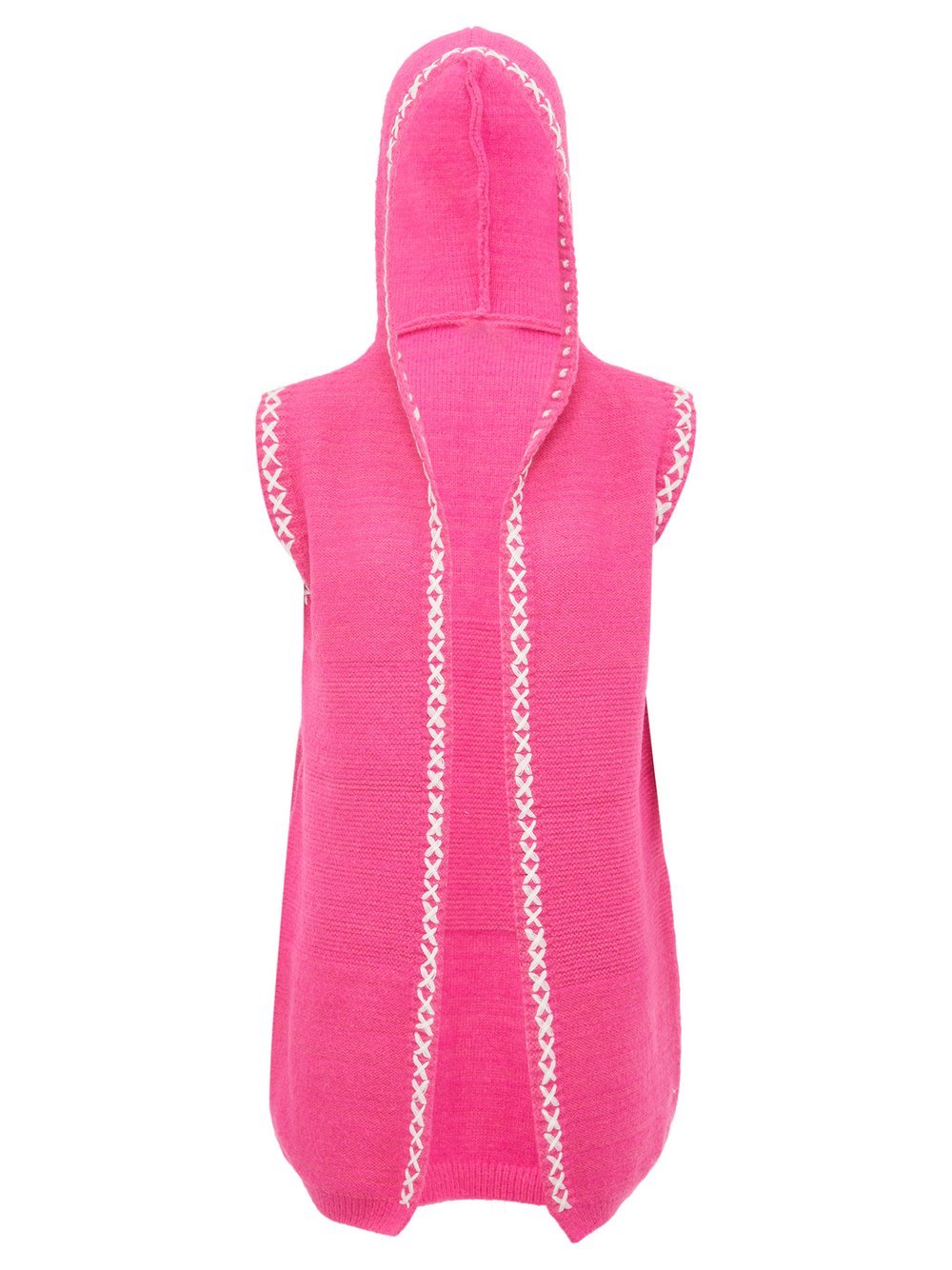 IZIA Weste Damen pink kariert, M/L