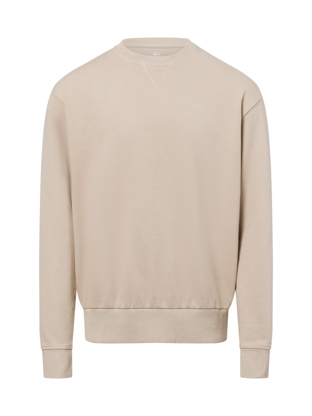 Nils Sundström Sweatshirt Herren Baumwolle beige, XL