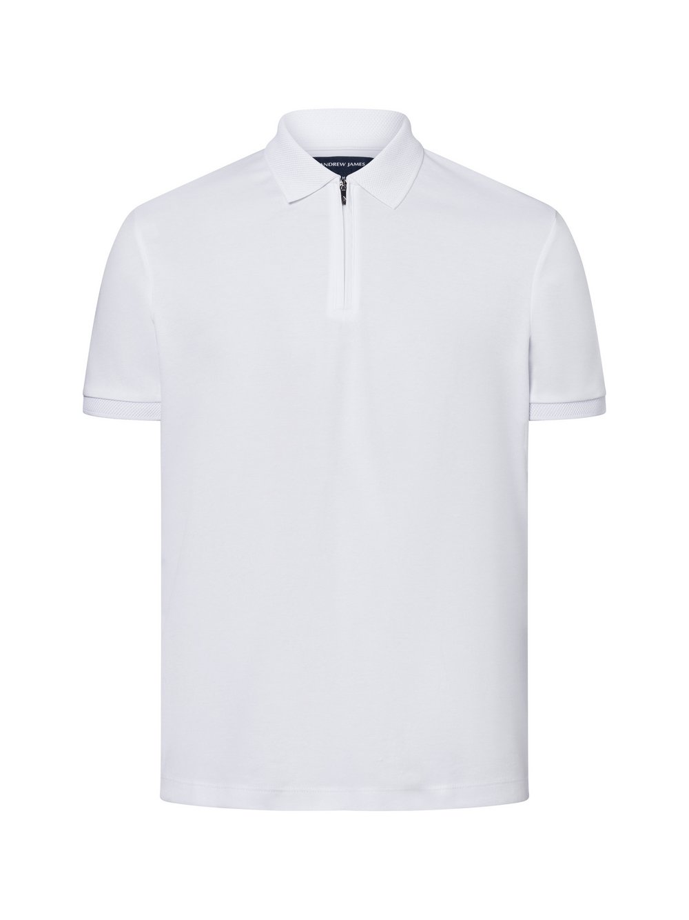 Andrew James Poloshirt Herren Baumwolle weiß, XL