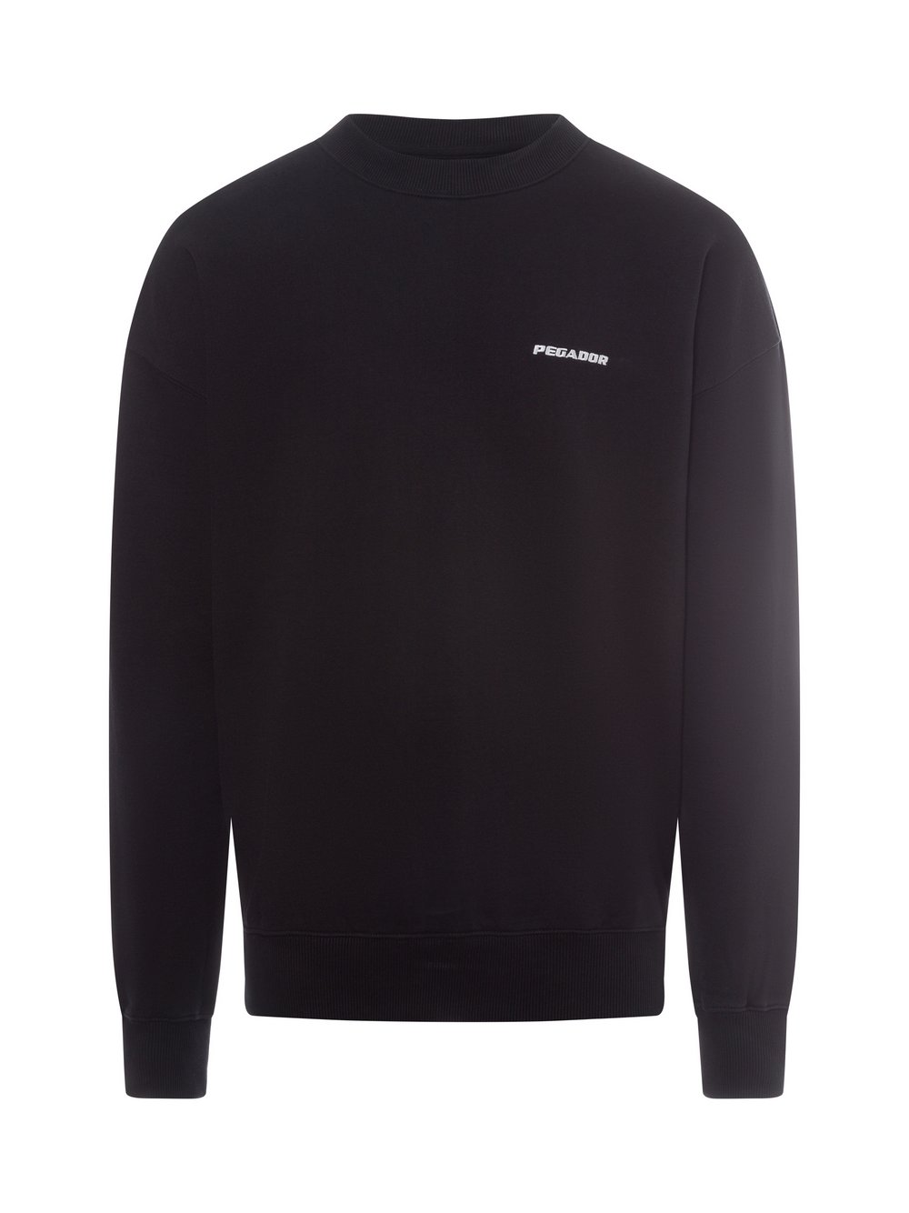 PEGADOR Sweatshirt Herren Baumwolle schwarz, M