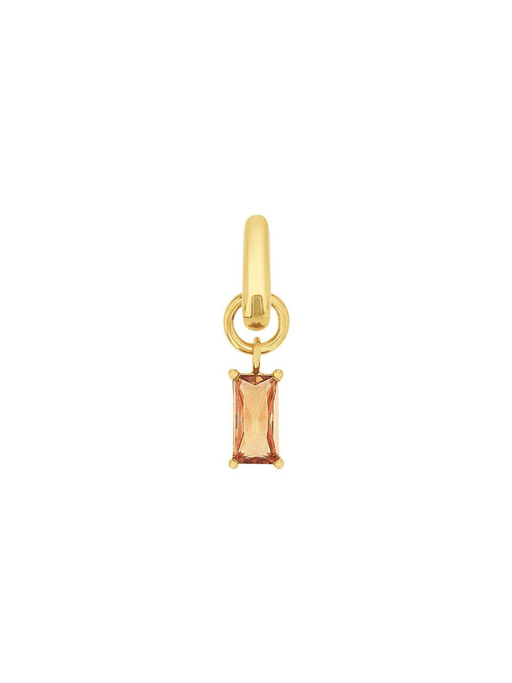 amor Charm Damen Sterlingsilber gold, ONE SIZE