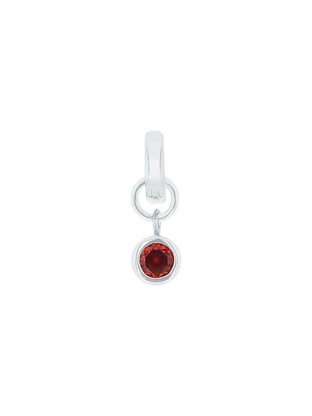 amor Charm Damen Sterlingsilber rot, ONE SIZE