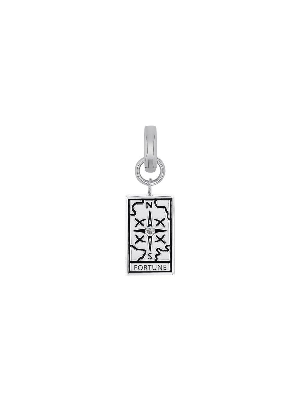 amor Charm Damen Sterlingsilber silber, ONE SIZE