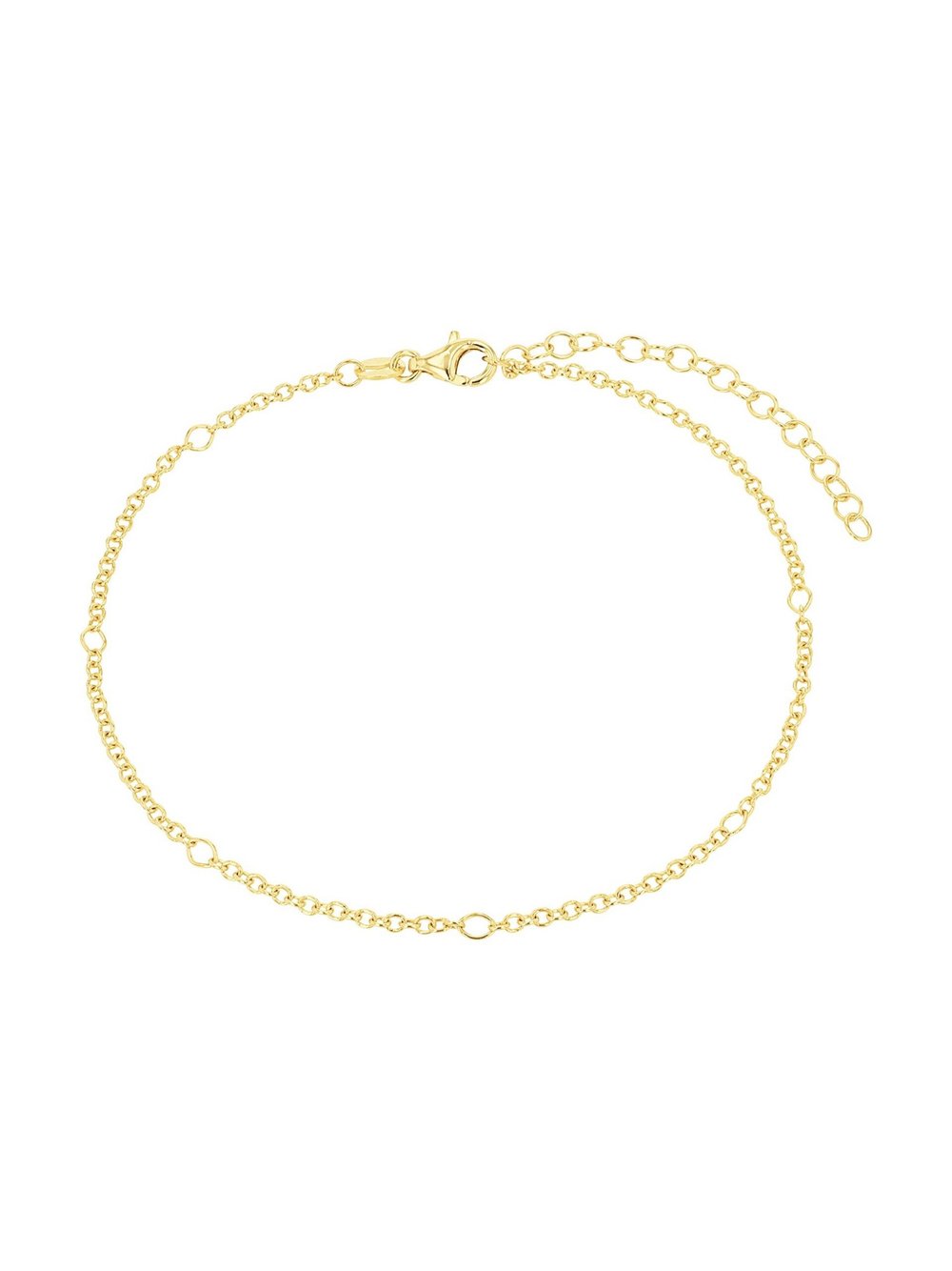 amor Fußkette Damen Sterlingsilber gold, 27