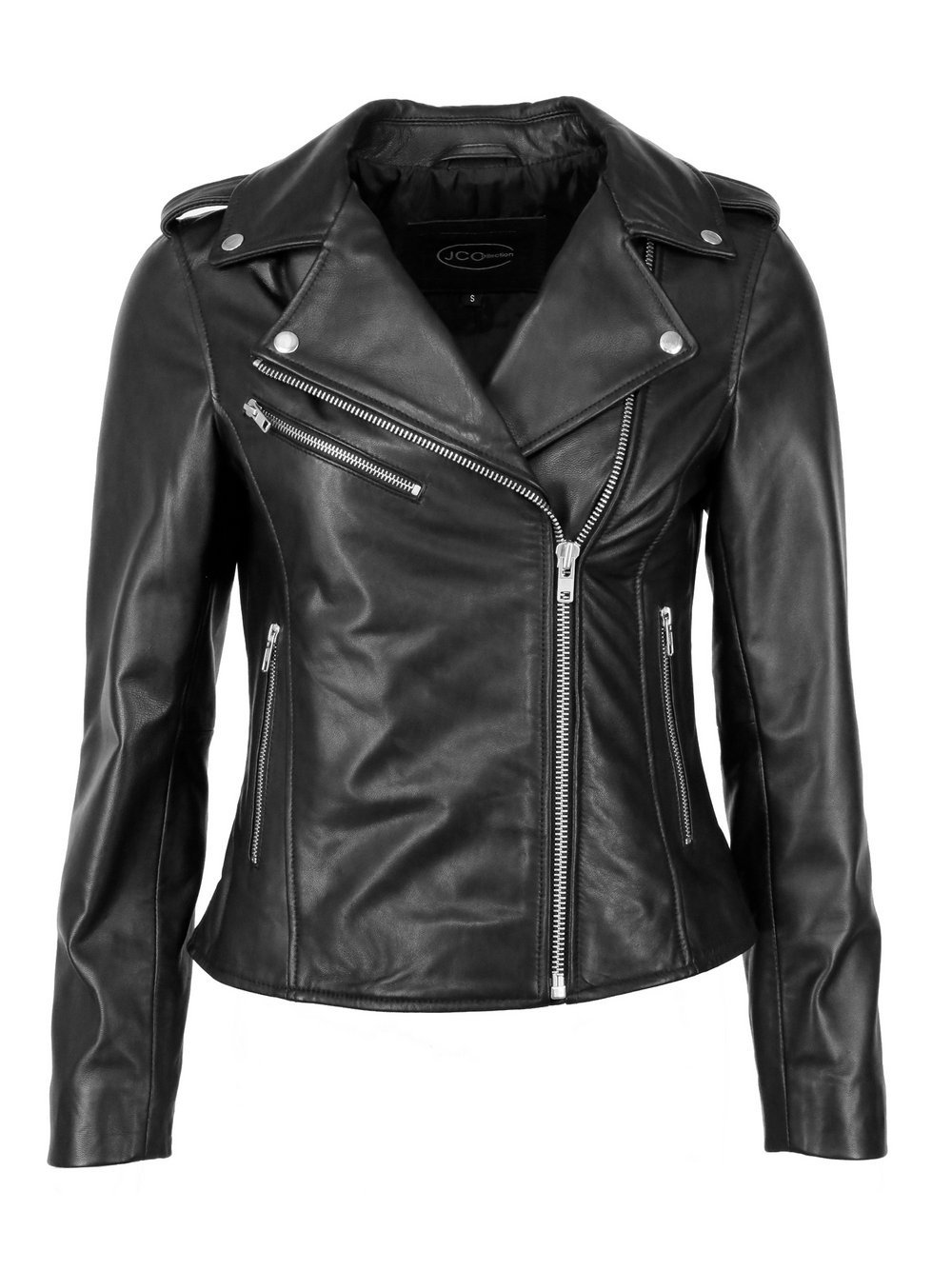 JCC Lederjacke Damen schwarz, L