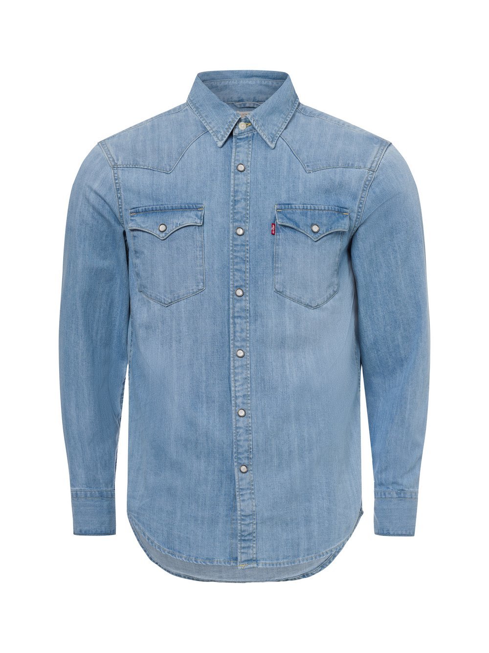 Levi's Jeanshemd Herren Regular Fit Baumwolle blau, L