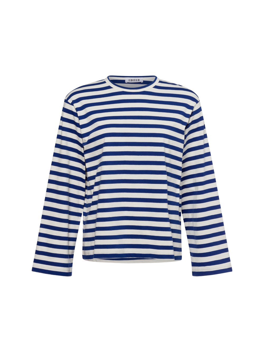 EDITED Langarmshirt Damen Baumwolle mehrfarbig gestreift, 34