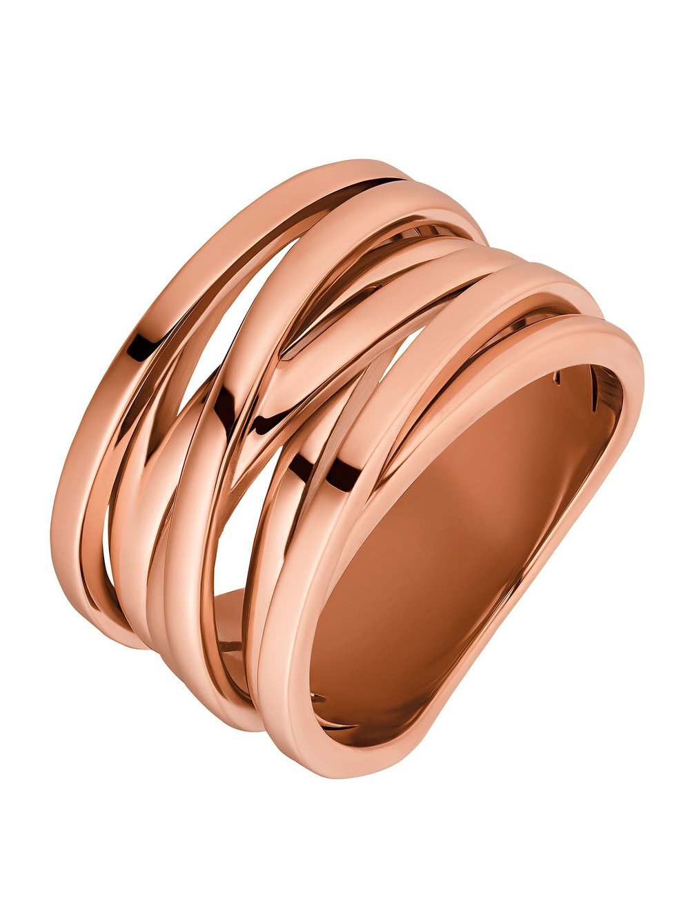 Heideman Ring Damen Edelstahl roségold, 50