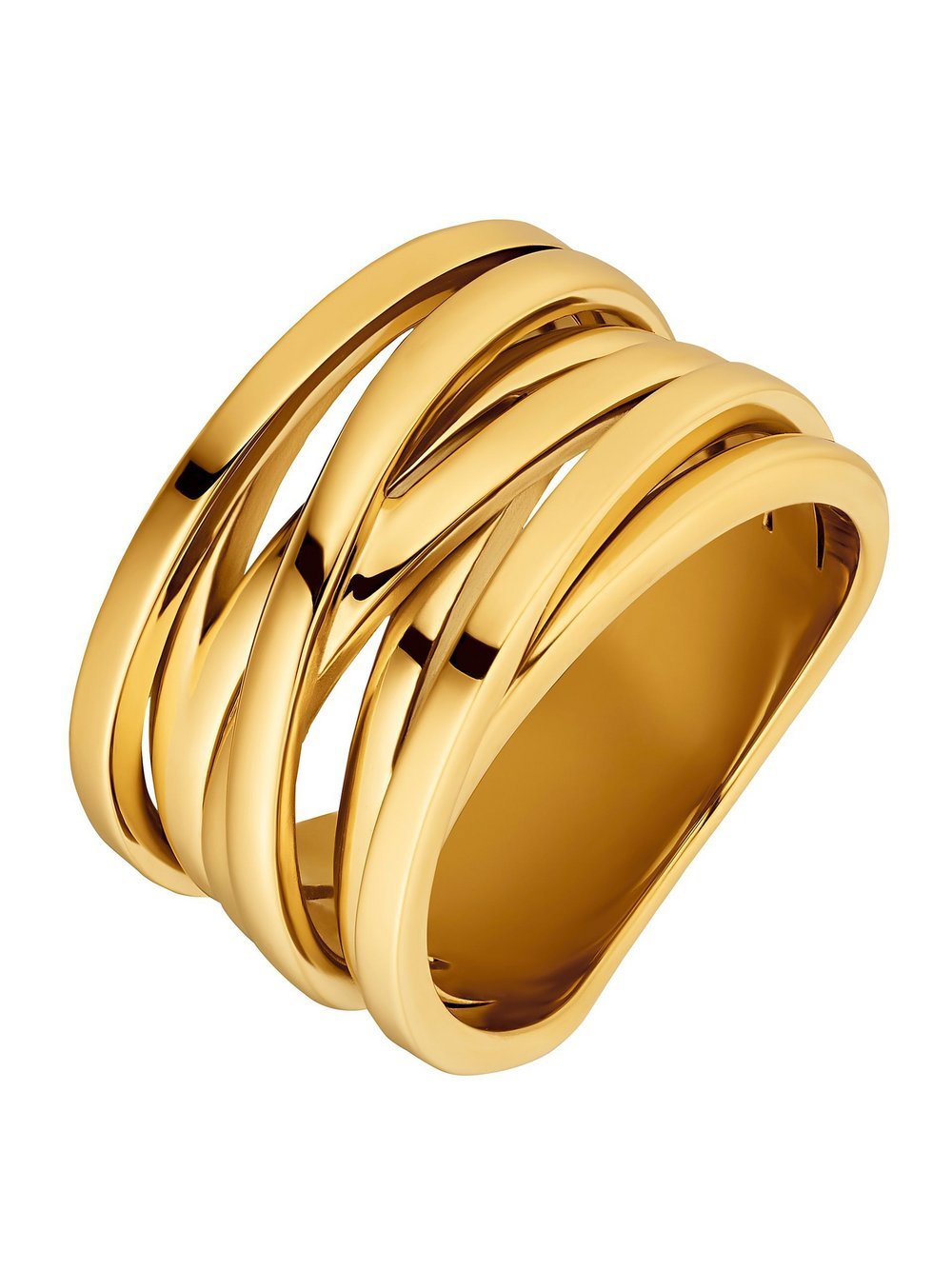 Heideman Ring Damen Edelstahl gold, 52