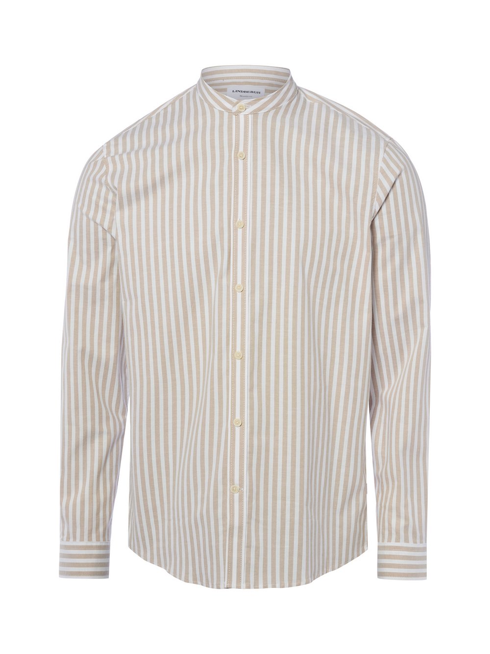 Thumbnail - Lindbergh Freizeithemd Herren Comfort Fit Baumwolle mehrfarbig gestreift, L