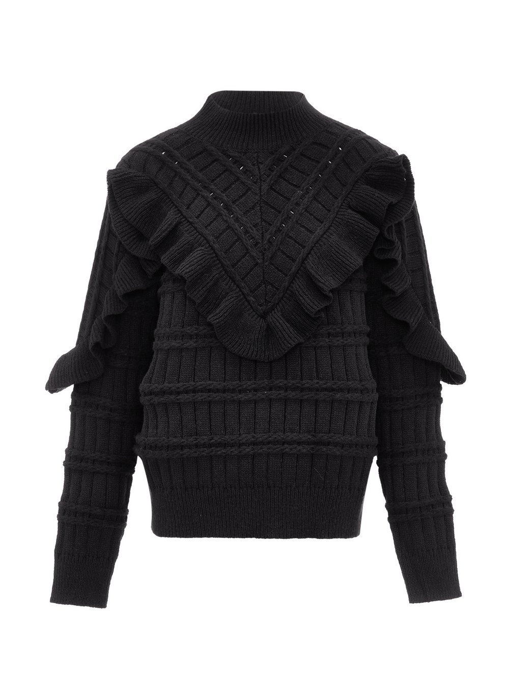 Faina Sweater Damen schwarz, M/L