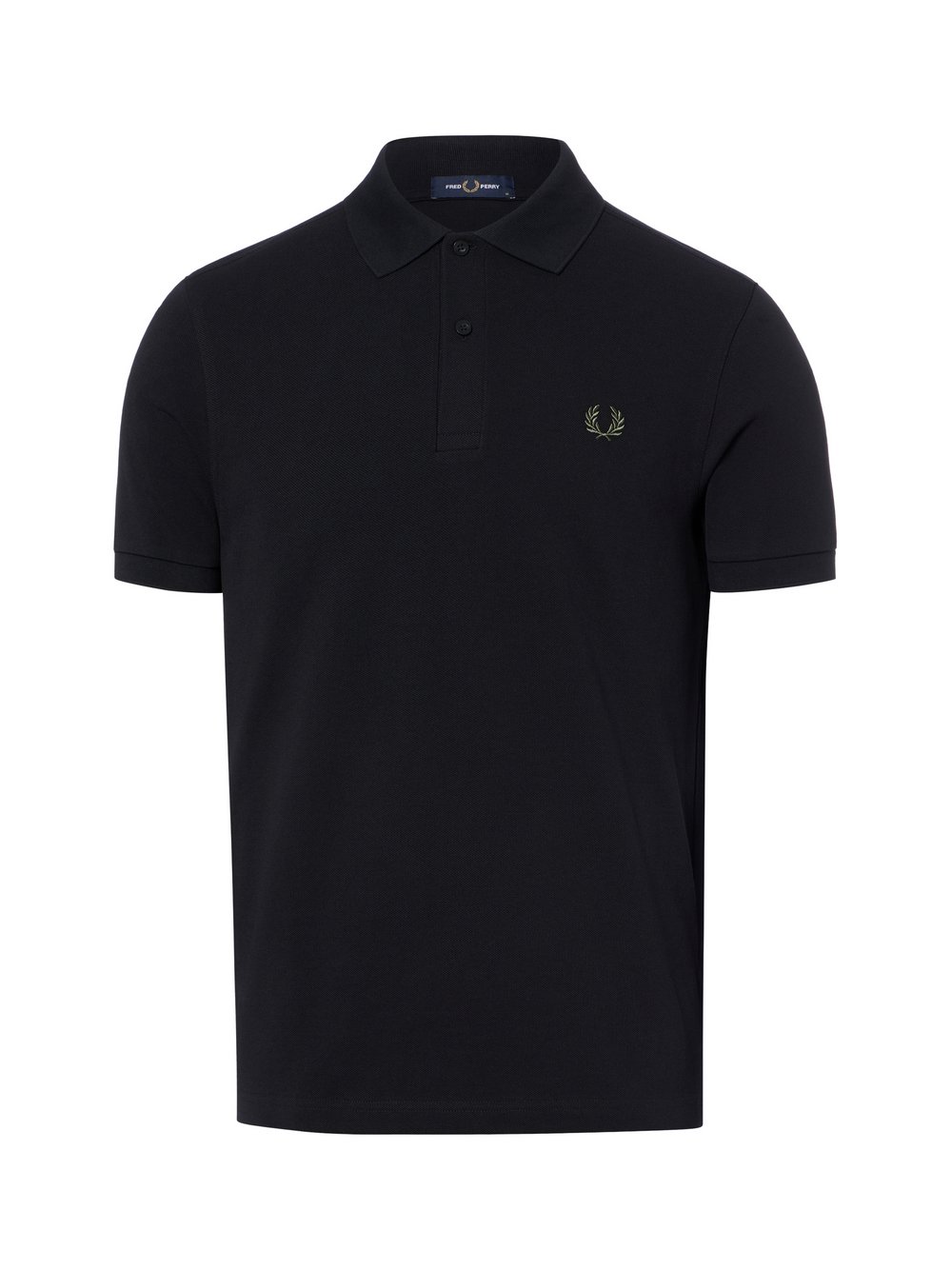 VAN GRAAF Fred Perry Herren Schwarz Poloshirt Baumwolle Xxl