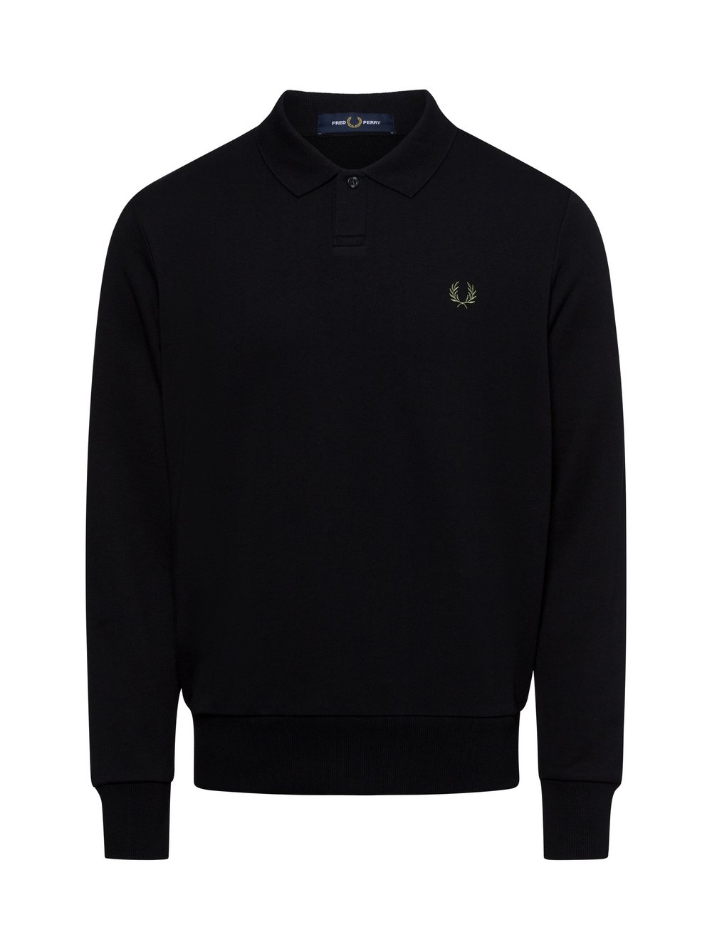 Fred Perry Sweatshirt Herren Baumwolle schwarz, XXL