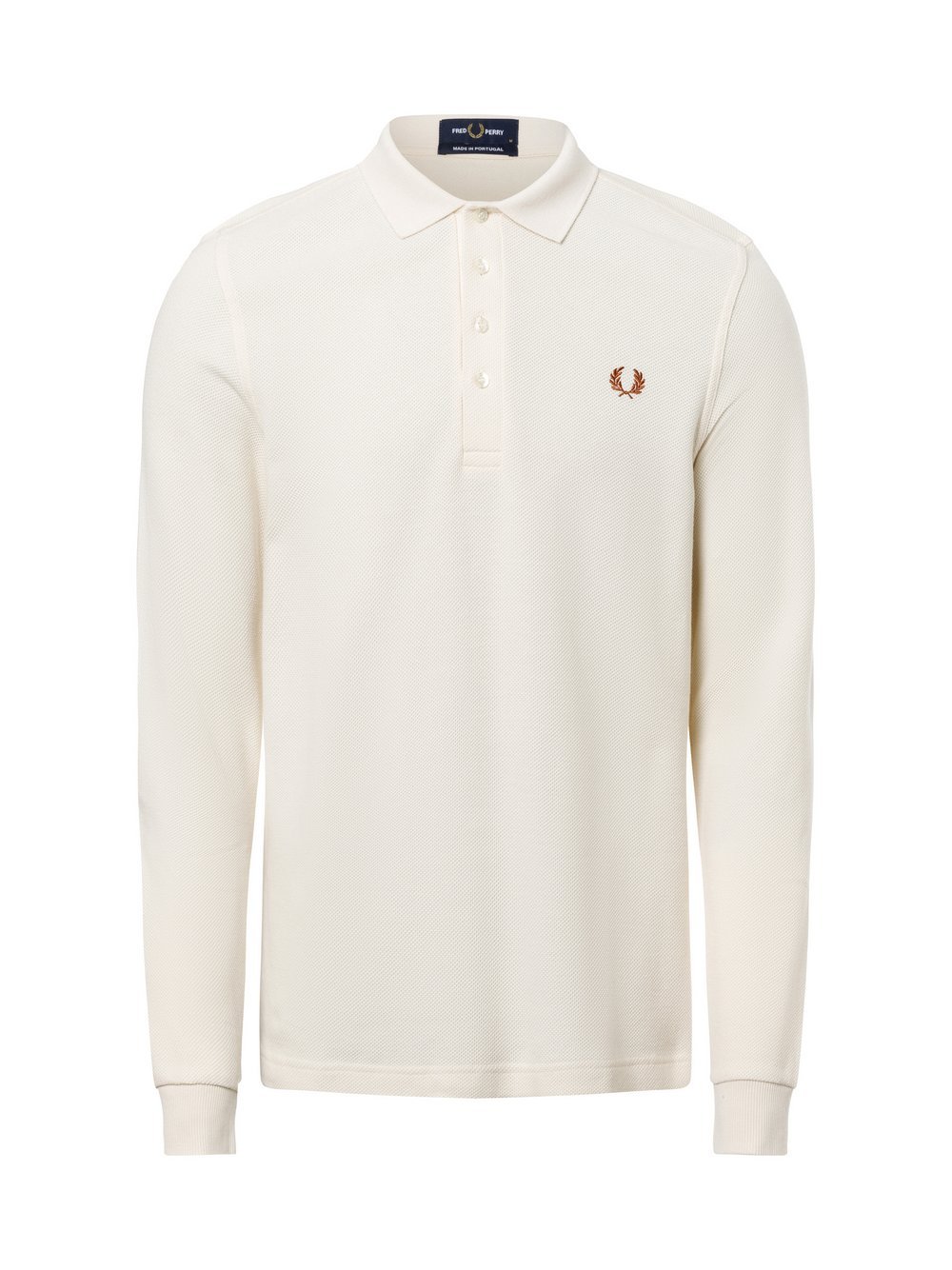 Fred Perry Poloshirt Herren Baumwolle beige, XL