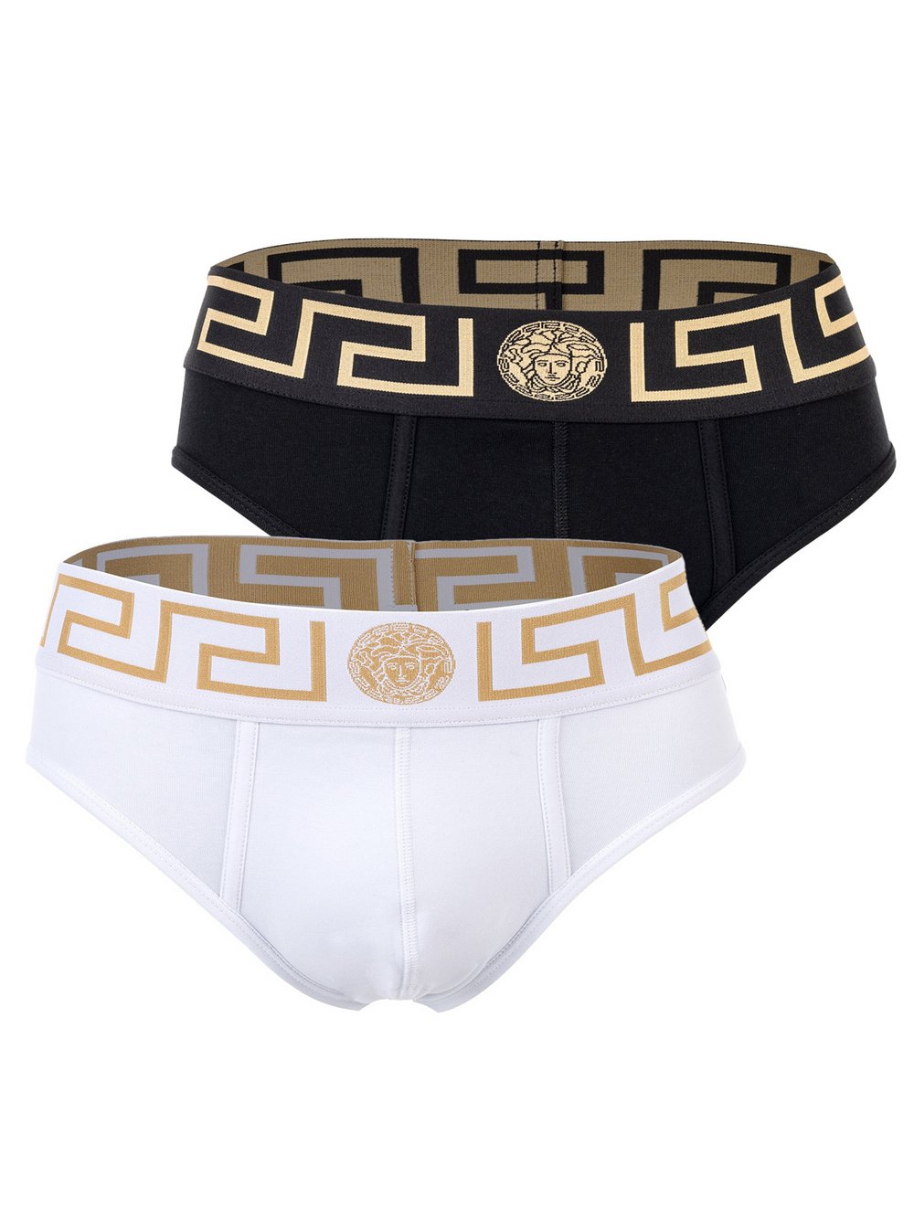 Versace Jeans Slip 2er Pack Herren Baumwolle mehrfarbig, L