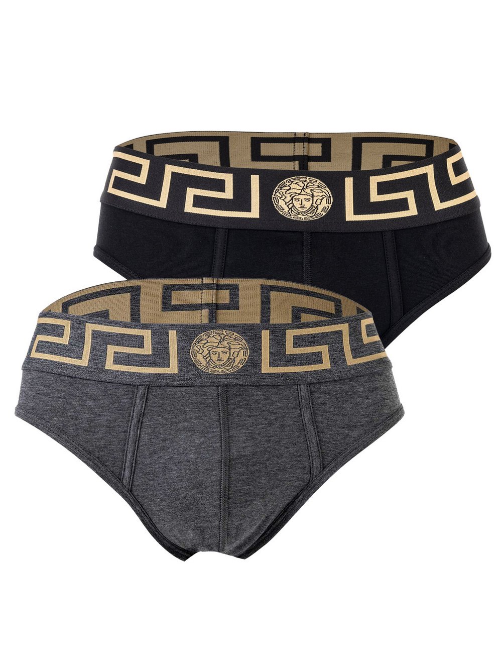 Versace Jeans Slip 2er Pack Herren Baumwolle mehrfarbig, L