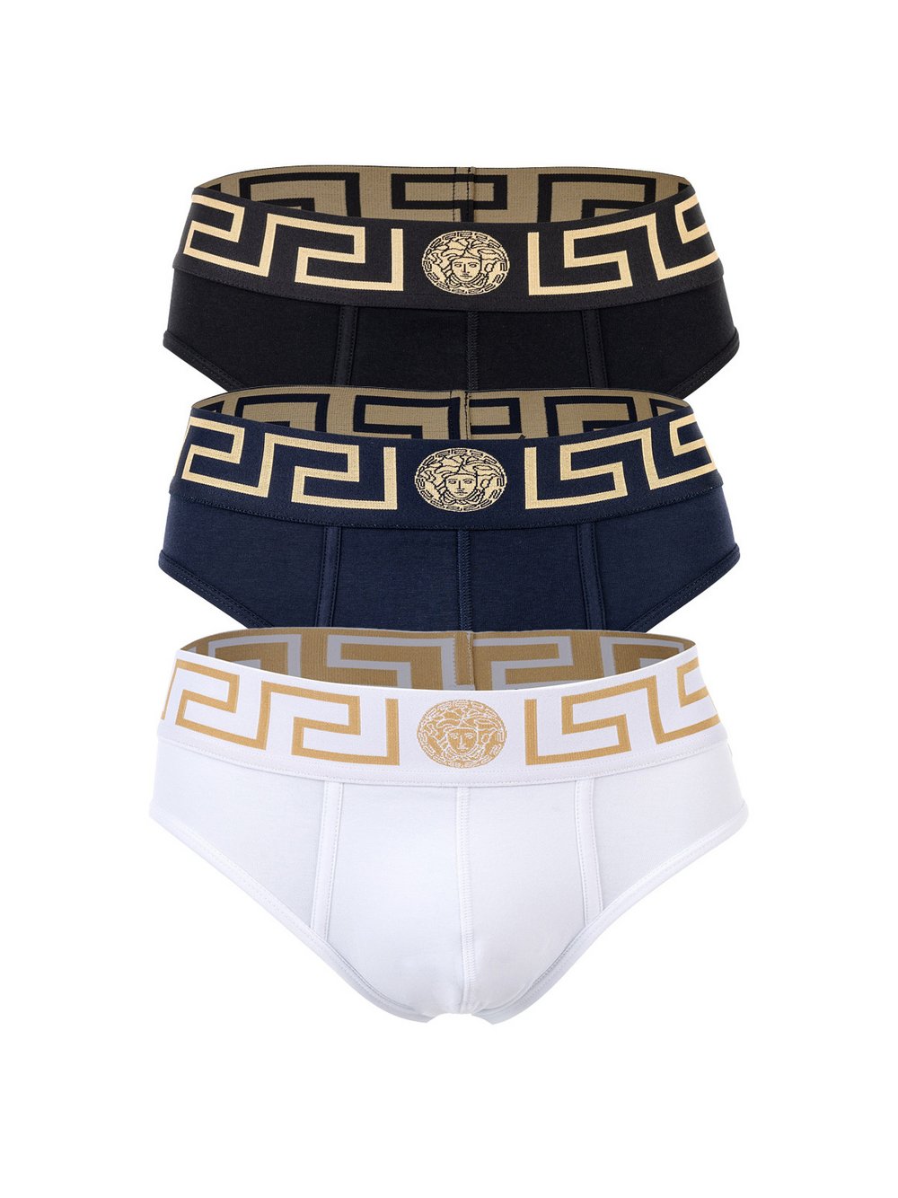 Versace Jeans Slip 3er Pack Herren Baumwolle mehrfarbig, L